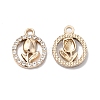 Rack Plating Alloy Crystal Rhinestone Pendants RB-L036-VF875-2-1