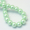 Baking Paint Pearlized Glass Pearl Round Bead Strands HY-Q003-6mm-04-3