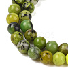 Natural Serpentine Beads Strands G-G829-06-4mm-5