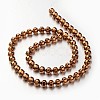 Electroplate Non-magnetic Synthetic Hematite Bead Strands G-F300-31A-08-2