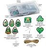 DIY Saint Patrick's Day Earring/Pendant Decoration Making Kits DIY-FS0005-53-4