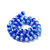 Handmade Silver Foil Glass Beads LAMP-A001-G01-10mm-4