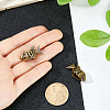 Brass European Beads KK-WH0079-195-3