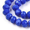 Opaque Solid Color Glass Beads Strands EGLA-A034-P2mm-D32-3