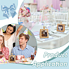 Cardboard Paper Cake Boxes with Plastic Visible Window and Handle CON-WH0117-04A-5