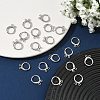 SHEGRACE Brass Leverback Earring Findings XGR0091P-88P-3