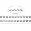 Non-Tarnish 3.28 Feet 304 Stainless Steel Chains X-CHS-S001-12A-P-2
