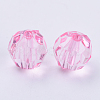 Transparent Acrylic Beads TACR-Q257-6mm-V03-2