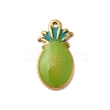 304 Stainless Steel Enamel Pendants STAS-B113-13G-02-1