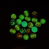 Luminous Glass Cabochons GLAA-SZ0001-13-2
