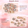 12Pcs 2 Colors 1-Hole Alloy Button DIY-FG0003-54-4