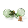 Round Glass Cork Bottles Ornament GLAA-D002-03B-2
