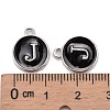 Platinum Plated Alloy Charms X-ENAM-S118-02J-P-3