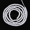 AB Color Plated Natural Quartz Crystal Beads Strands G-T144-A07-05-2