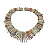 Natural Aqua Terra Jasper Graduated Beads Strands G-F604-07-1