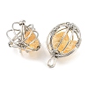 Natural Citrine Pendants G-H293-03P-01-2