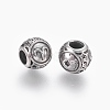 316 Surgical Stainless Steel European Beads STAS-P212-18P-07-1