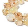 Natural Citrine Beads Strands G-NH0004-028-4