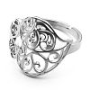Non-Tarnish 201 Stainless Steel Finger Rings RJEW-C074-08P-1