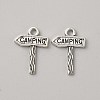 Alloy Pendants PALLOY-WH0107-10AS-1