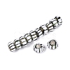 Handmade Lampwork & Brass Core European Beads LAMP-N044-01S-01-2