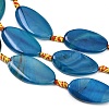 Natural Banded Agate Beads Strands G-F825-H01-01A-5