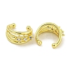 Brass Micro Pave Cubic Zirconia Cuff Earrings EJEW-C104-035G-2