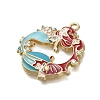Alloy Enamel Pendants ENAM-S021-01G-C-2