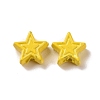 Spray Painted Alloy Beads PALLOY-K001-02H-1