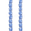 Transparent Electroplate Glass Beads Strands GLAA-C023-03D-1