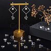 32Pcs 4 Style 304 Stainless Steel & Plastic Clip-on Earring Findings STAS-UN0037-98-5