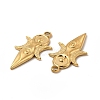 Ion Plating(IP) 304 Stainless Steel Pendants STAS-A070-33G-2