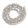 Electroplate Glass Beads Strands EGLA-A034-J4mm-A15-3