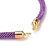 Adjustable Polyester Cord Bracelet Making MAK-C001-01A-2