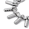 Non-Tarnish 304 Stainless Steel Hexagon Link Chain Bracelets BJEW-Q343-12P-2