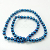 Non-Magnetic Synthetic Hematite Beads Strands X-G-C019-6mm-2
