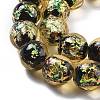 Handmade Foil Lampwork Beads Strands FOIL-K003-06B-20-3