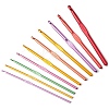 Aluminum Crochet Hooks Needles TOOL-S011-01-2