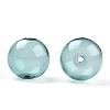 Transparent Blow High Borosilicate Glass Globe Beads GLAA-T003-09E-1