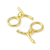 Rack Plating Eco-Friendly Brass Toggle Clasps KK-K330-43G-3