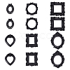 12Pcs 6 Style Resin Picture Frames RESI-CP0001-02-1