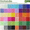 DIY Round Glass Beads Bracelet Making Kits SEED-YW0002-64A-3