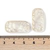 Spray Painted Transparent Glass Connector Charms LS-X1-GLAA-H035-06A-3