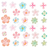 30Pcs 15 Styles Plastic Beads KY-GA0001-33-1