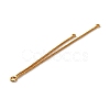 Brass Tassel Box Chain Big Pendants KK-G510-13G-2