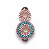 MIYUKI & TOHO Handmade Japanese Seed Beads Links SEED-A027-G22-2
