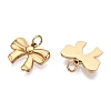 Ion Plating(IP) 304 Stainless Steel Charms STAS-H100-20G-2