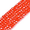 Electroplate Glass Beads Strands EGLA-A044-P1mm-A03-1