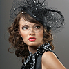 6Pcs 3 Colors EVA Cloth Teardrop Fascinator Hat Base for Millinery AJEW-FG0002-81-6