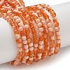 Crackle Glass Beads Strands GLAA-U001-4mm-10-1